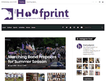 Tablet Screenshot of hoofprint.net
